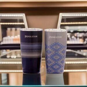 Pendleton Pair of 20 oz. Hot & Cold Stainless Steel Tumblers